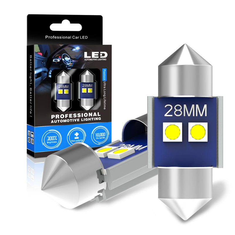 Cargue la imagen en el visor de la galería, U2 Series 28MM Festoon LED Dome Light Bulbs