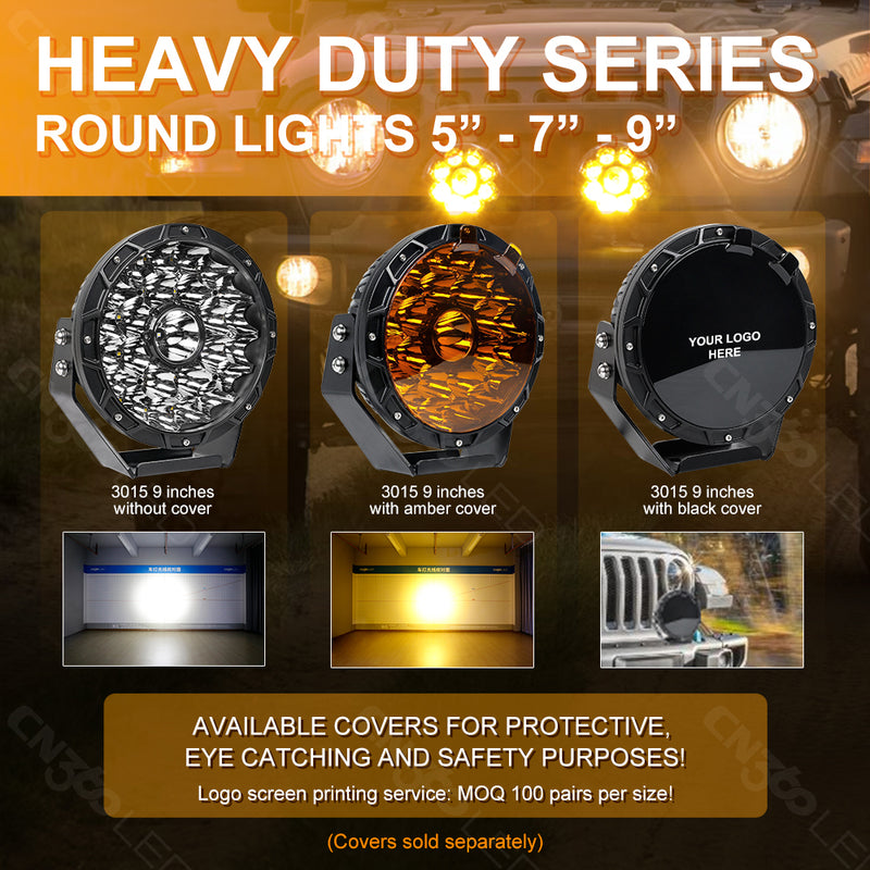 Load image into Gallery viewer, 7 Inches Round LED Spot Lights for Construction and Offroading