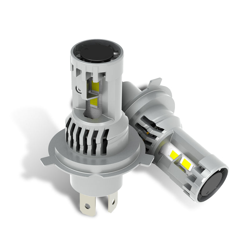 Load image into Gallery viewer, M8S Series H4 Dual Fan Cooled LED Headlight Bulbs