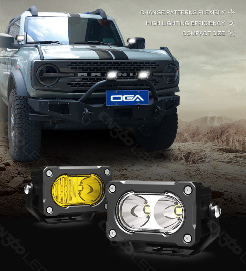 Загрузить изображение в просмотрщик галереи, 3045 Series 20W 3.3-inch Spot Beam LED Pod Light