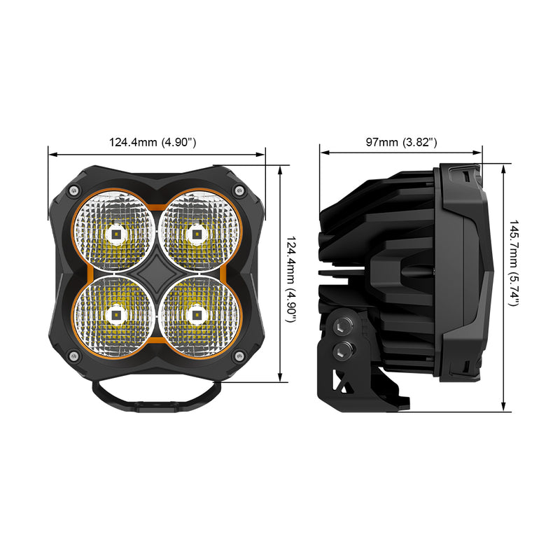Load image into Gallery viewer, TR1 Series 5 Inch LED Work Light with Driving Beam