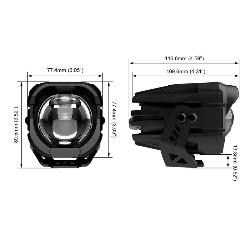 Load image into Gallery viewer, MT32 3 Inch Projector Motorcycle Driving Light