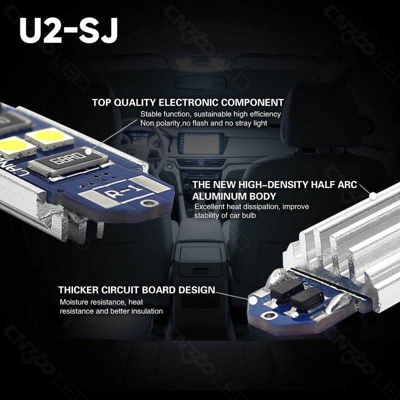 Cargue la imagen en el visor de la galería, U2 Series 28MM Festoon LED Dome Light Bulbs