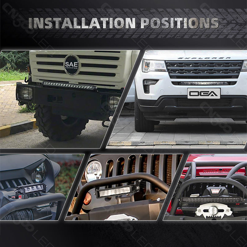 Cargue la imagen en el visor de la galería, 46 Series 10-Inch Street Legal Multi-Function LED Light Bar