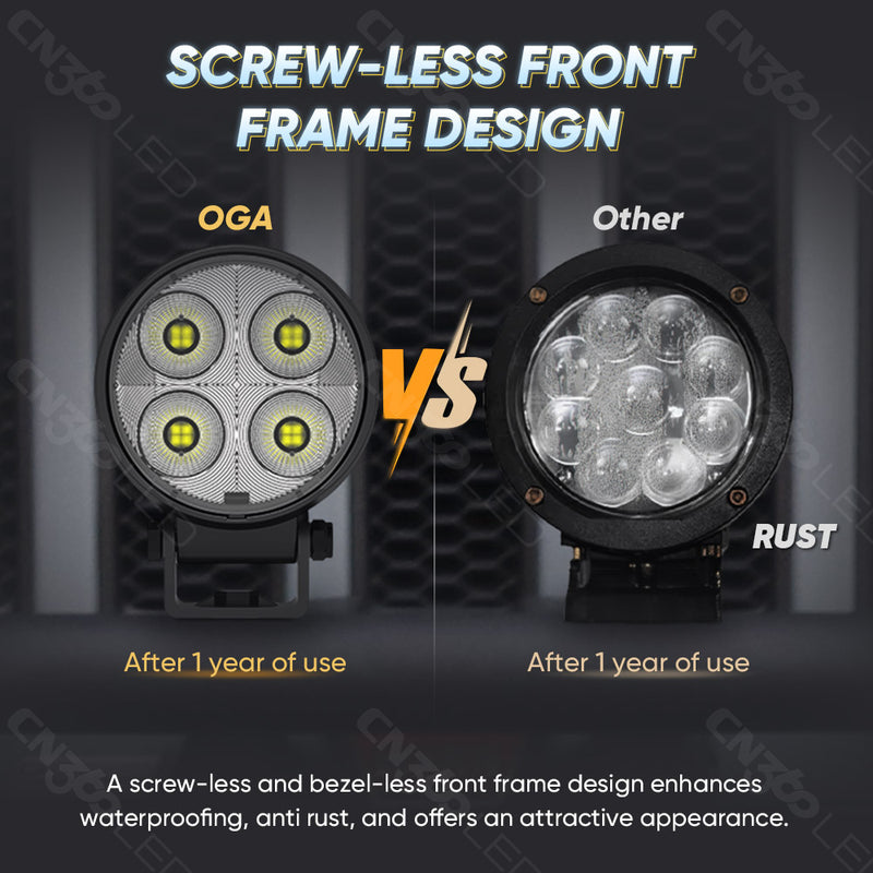 Загрузить изображение в просмотрщик галереи, 20 Series 2036 80W High Output LED Wide Flood Work Light