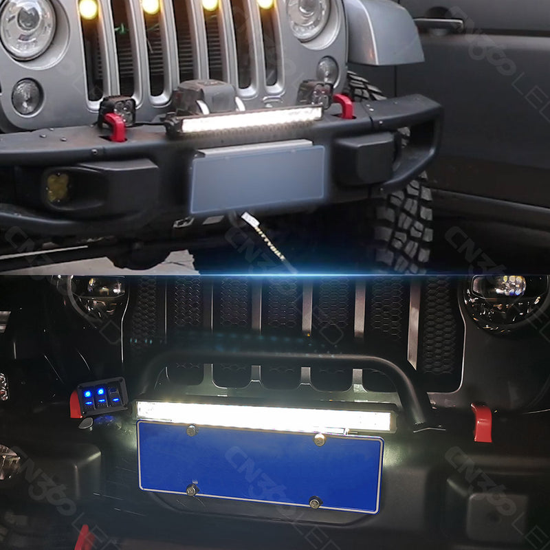 Cargue la imagen en el visor de la galería, 46 Series 6-Inch Street Legal Multi-Function LED Light Bar