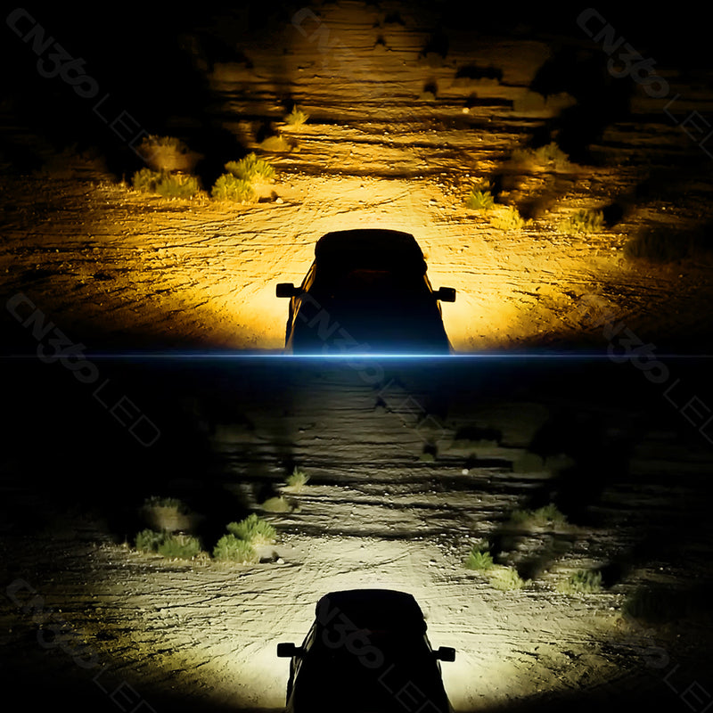 Load image into Gallery viewer, GT Series 7 Inch Dual Color Single Row Driving Light Bar