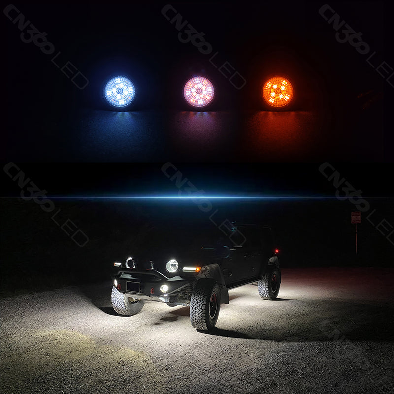 Cargue la imagen en el visor de la galería, EL13 Dual Color LED Rock Light Kit