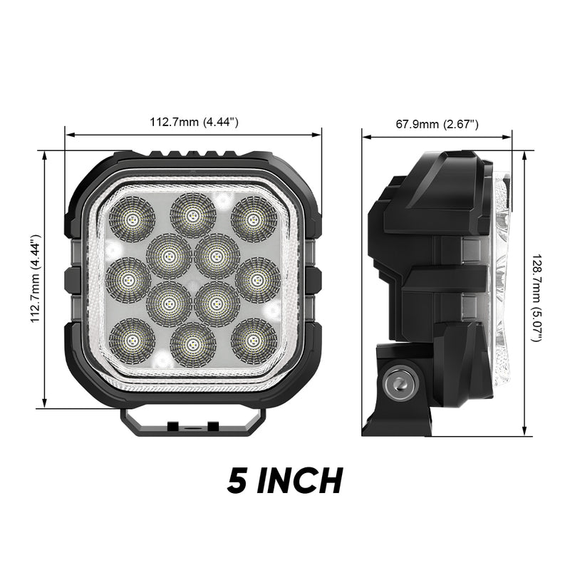 Загрузить изображение в просмотрщик галереи, W30 Series 60W LED spot and flood work lights