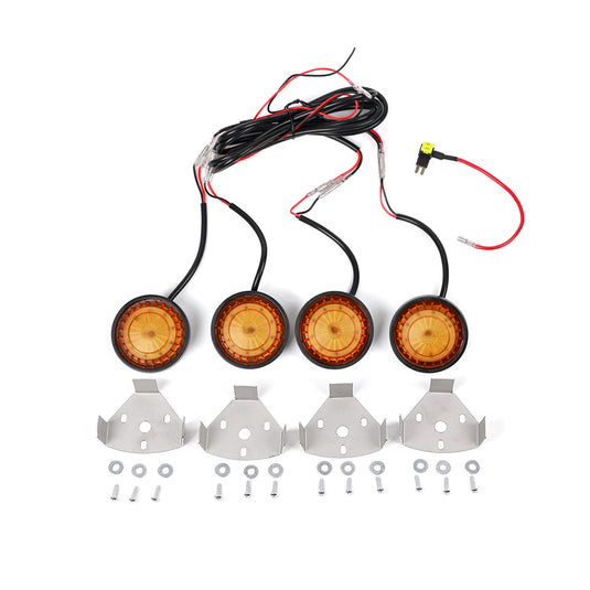 Stylish LED Grille Lights for Jeep Wrangler JK 2007-2015