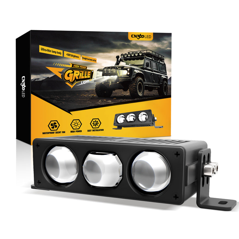 Load image into Gallery viewer, LG Series LG0265 Triple-Lens High Low Beam LED Grille Light