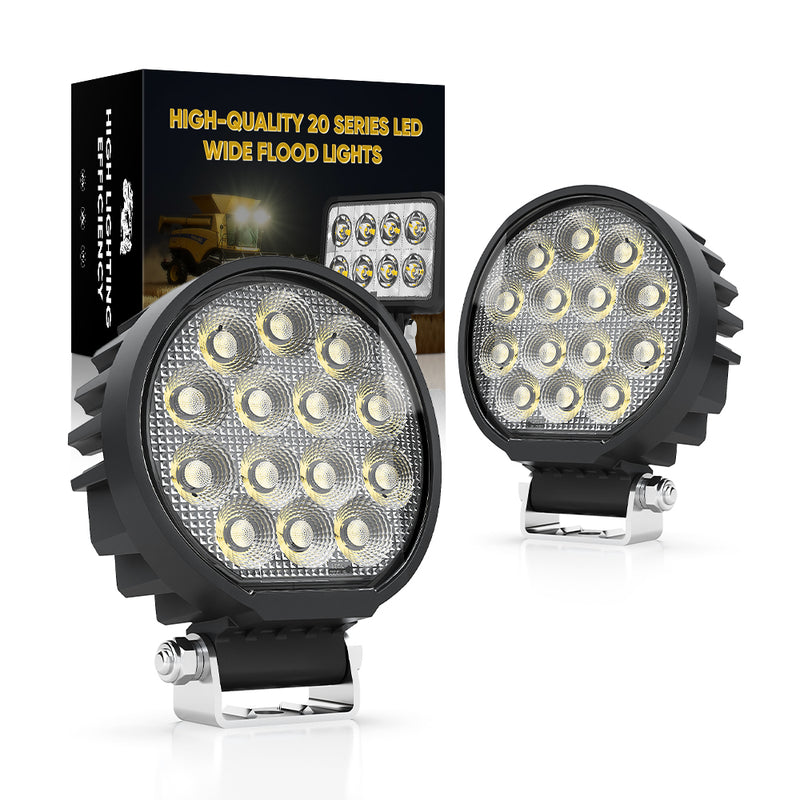 Загрузить изображение в просмотрщик галереи, 20 Series 2034 70W Waterproof LED Wide Flood Work Light