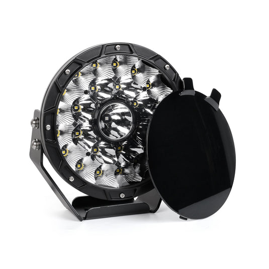 9-Inch Black PC Lens Cover for 3015 Series Work Light (2pcs)