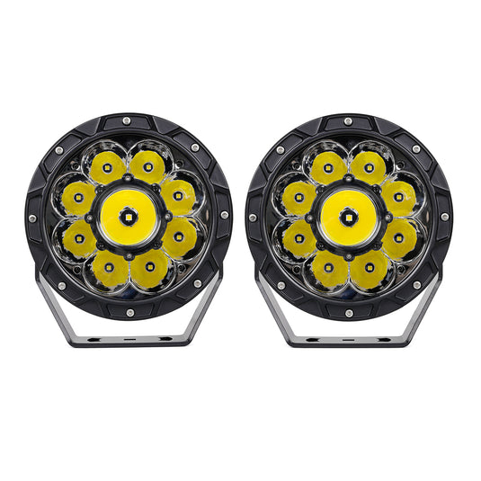 7 Inches Round LED Spot Lights for Construction and Offroading