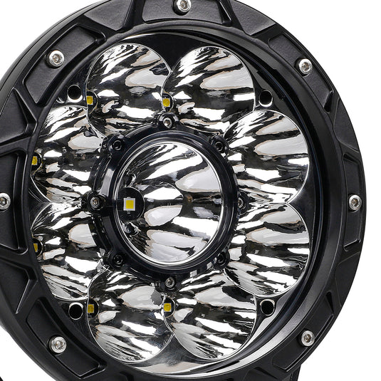 7 Inches Round LED Spot Lights for Construction and Offroading