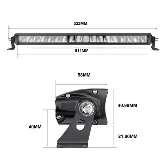 46 Series 20-Inch Multi Function LED Light Bar for Wholesale