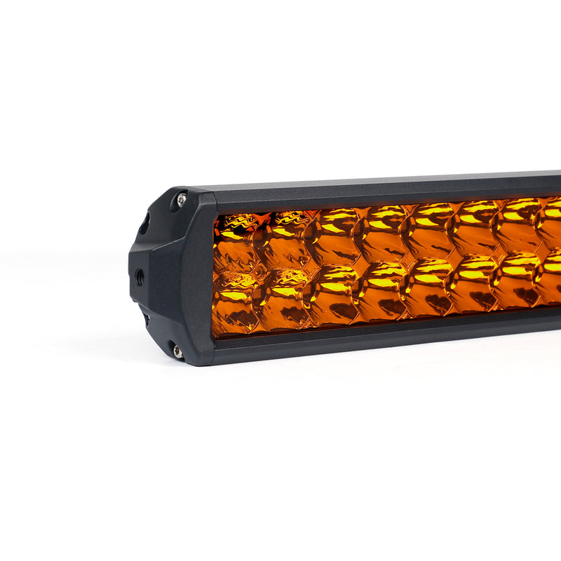 Cargue la imagen en el visor de la galería, 20-Inch 240W Dual Row Off-Road Amber LED Light Bar