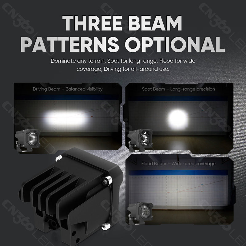 Cargue la imagen en el visor de la galería, 3050 Series 25W LED Tractor Spot Cube Lights