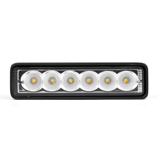 A1 Series 18W 6 Inches Small LED Light Bar White Amber Dual Color
