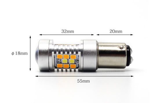3157 1157 7443 Switchback LED Light Bulbs