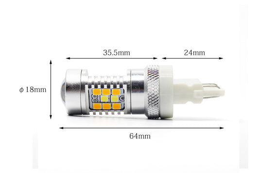 3157 1157 7443 Switchback LED Light Bulbs