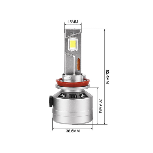 Adjustable Power LED Headlight Bulbs with Remote Control Wholesale