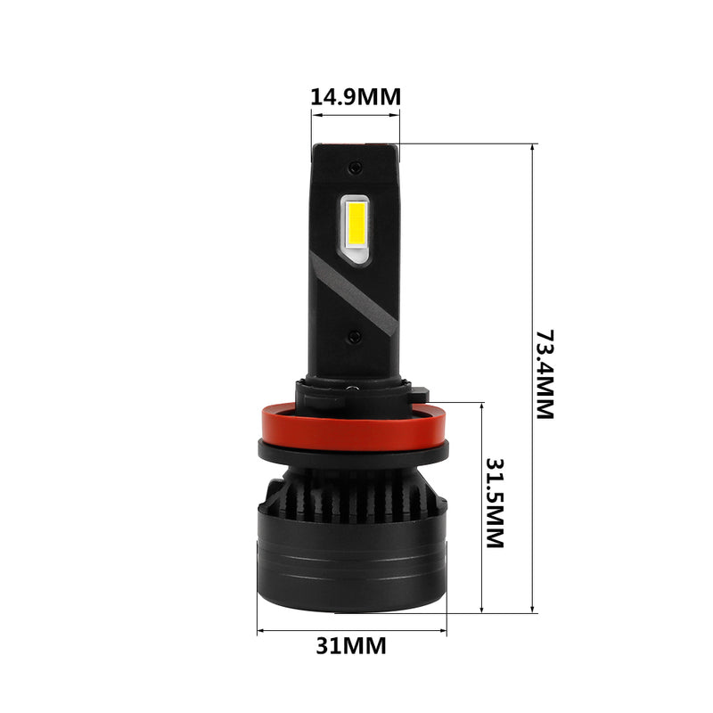 Load image into Gallery viewer, Extremely Bright H11 LED F3 Headlight Bulbs