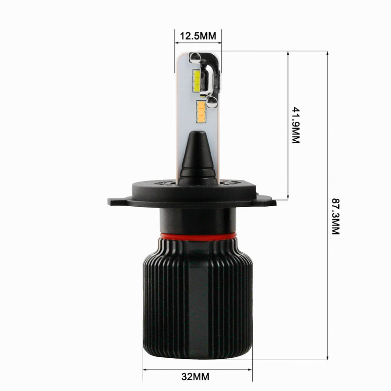 Cargue la imagen en el visor de la galería, Car Led Kit J1 Bullet H4 Led Headlight Kit 4000 Lumen