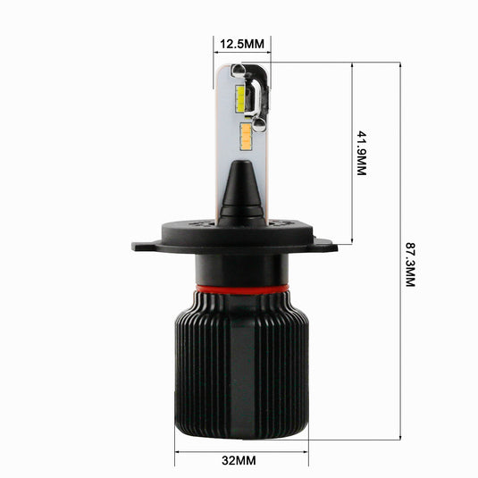 Car Led Kit J1 Bullet H4 Led Headlight Kit 4000 Lumen