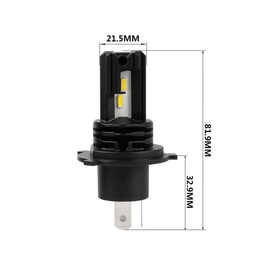 Halogen Size Fanless Design LED Headlight Bulbs