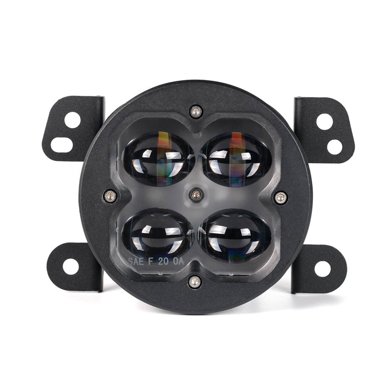 Загрузить изображение в просмотрщик галереи, Custom Jeep JL Wrangler Fog Light Bracket Mounting Kit