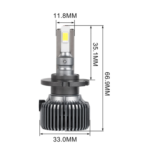 High brightness Mini design P60 LED Headlight D1 D2 D3 D4