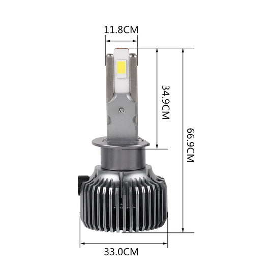 High brightness Mini design P60 LED Headlight H1
