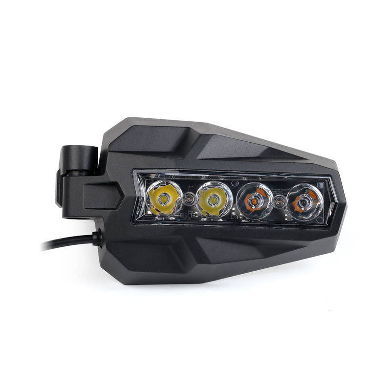 Cargue la imagen en el visor de la galería, UTV Side Mirrors with Integrated LED Spot Lights Wholesale