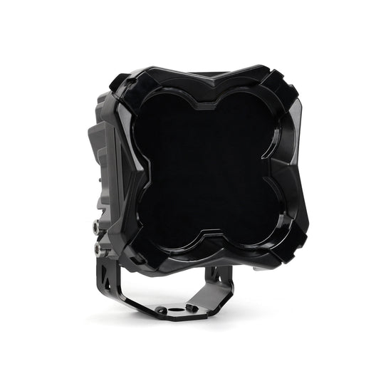 Square Black Polycarbonate Protective Light Covers