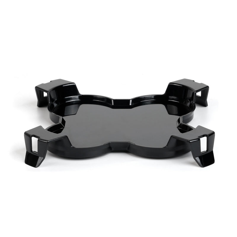 Load image into Gallery viewer, Square Black Polycarbonate Protective Light Covers