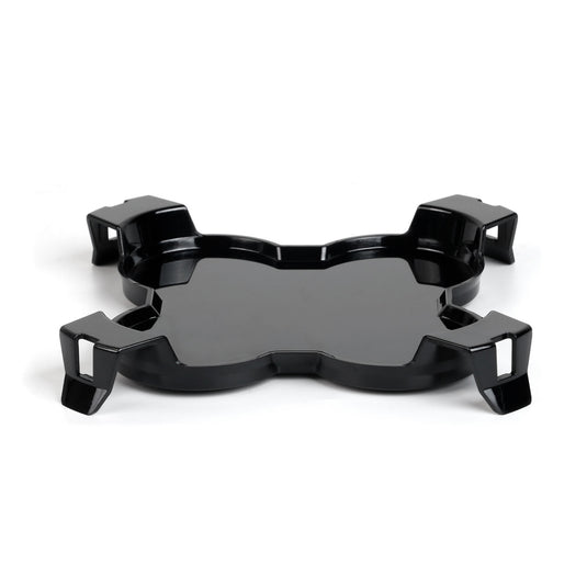 Square Black Polycarbonate Protective Light Covers