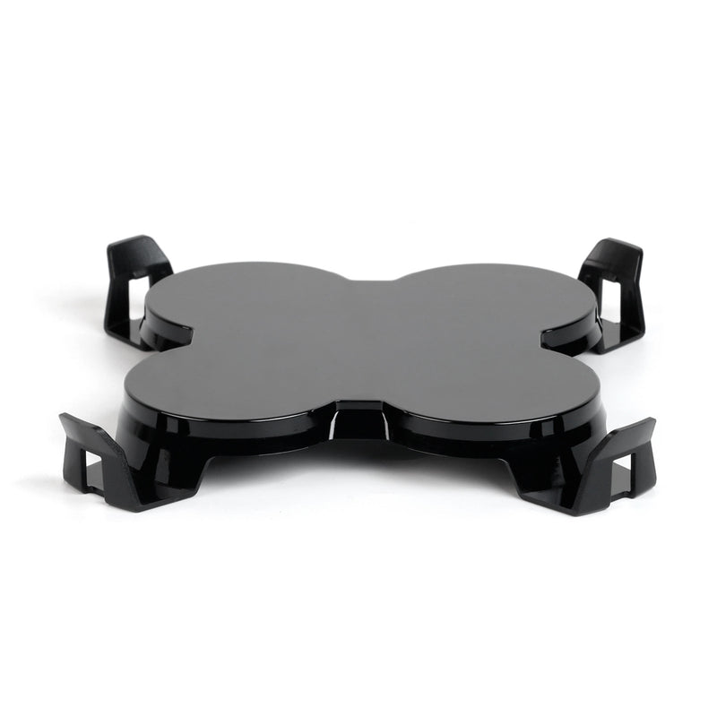 Load image into Gallery viewer, Square Black Polycarbonate Protective Light Covers