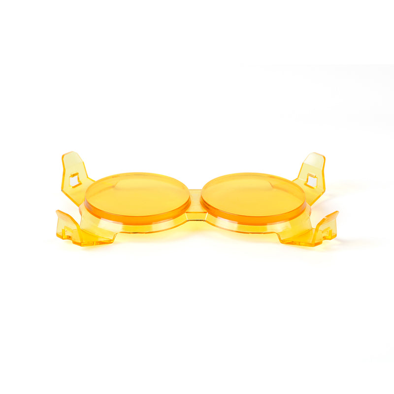 Load image into Gallery viewer, Yellow Polycarbonate Lens Covers for TR2 Pod Lights Wholesale