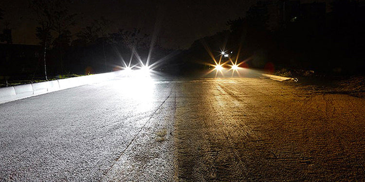 Headlight Bulb Color Temperature Comparison