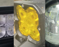 Examples of moisture inside LED lights