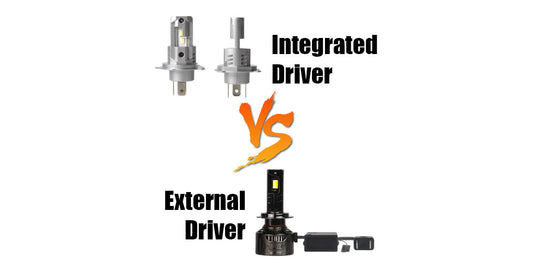 A Look At the Differences Between Integrated and External LED Headlight Bulb Drivers