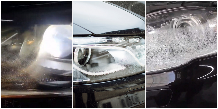 foggy headlight external oxidation vs internal moisture inside headlight housing