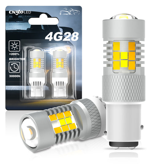 4G28 Series Dual Color LED Bulbs for Turn Signal & DRL