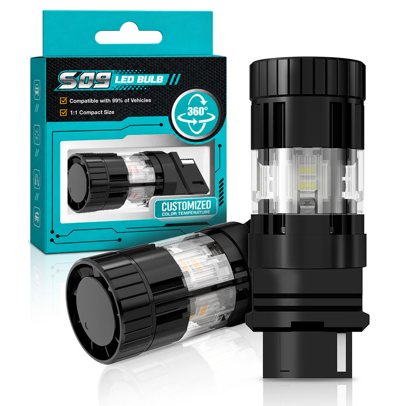 Cargue la imagen en el visor de la galería, S09 Series 3156 LED Signal Bulbs with 16 SMD LEDs
