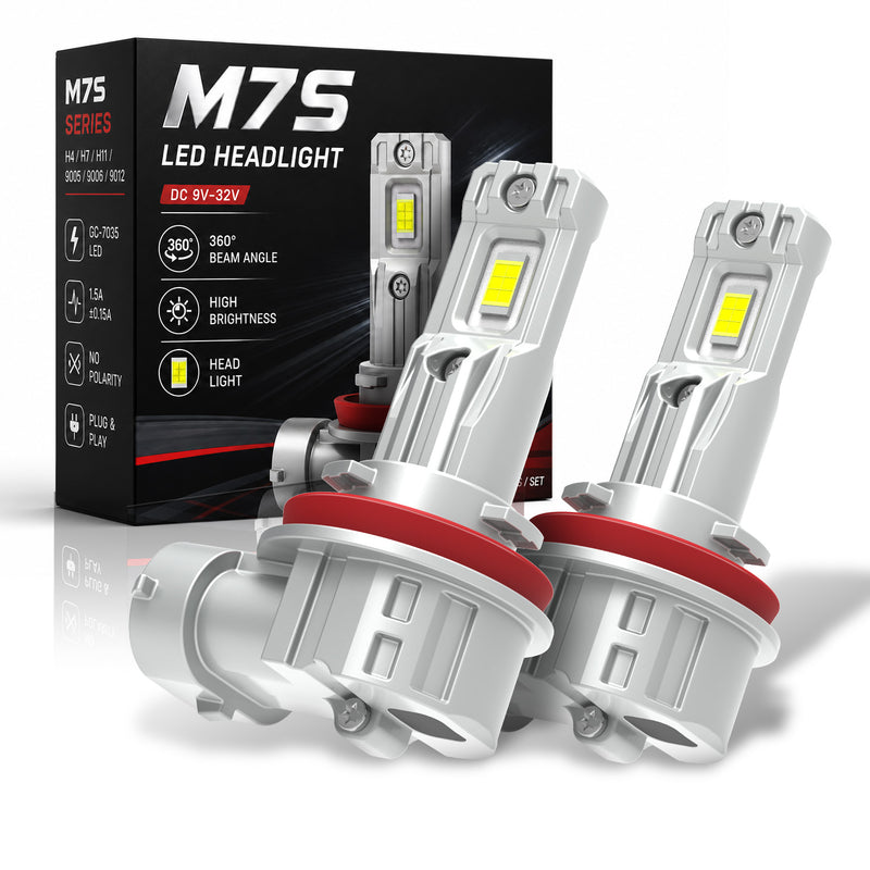 Cargue la imagen en el visor de la galería, M7S Series H11 Ultra-Thin LED Headlight Bulbs
