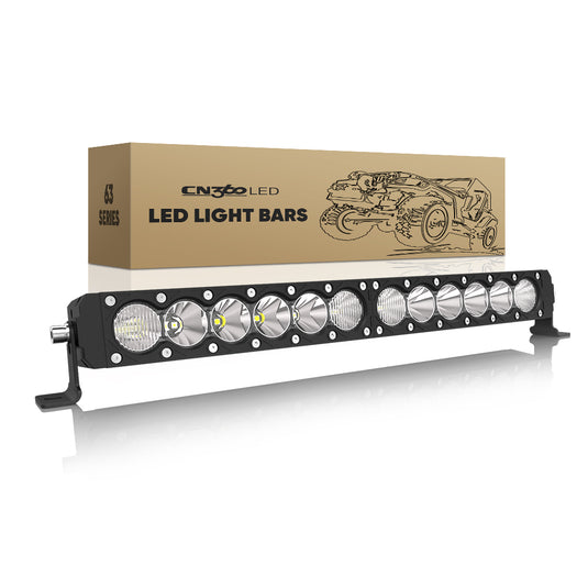 63 Series 21 Inch Amber Backlit Combo LED Light Bar