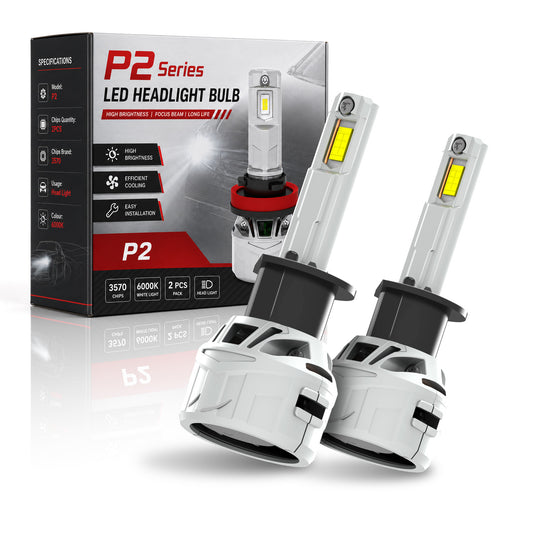 P2 Series H1 Plug and Play LED Headlight Bulbs