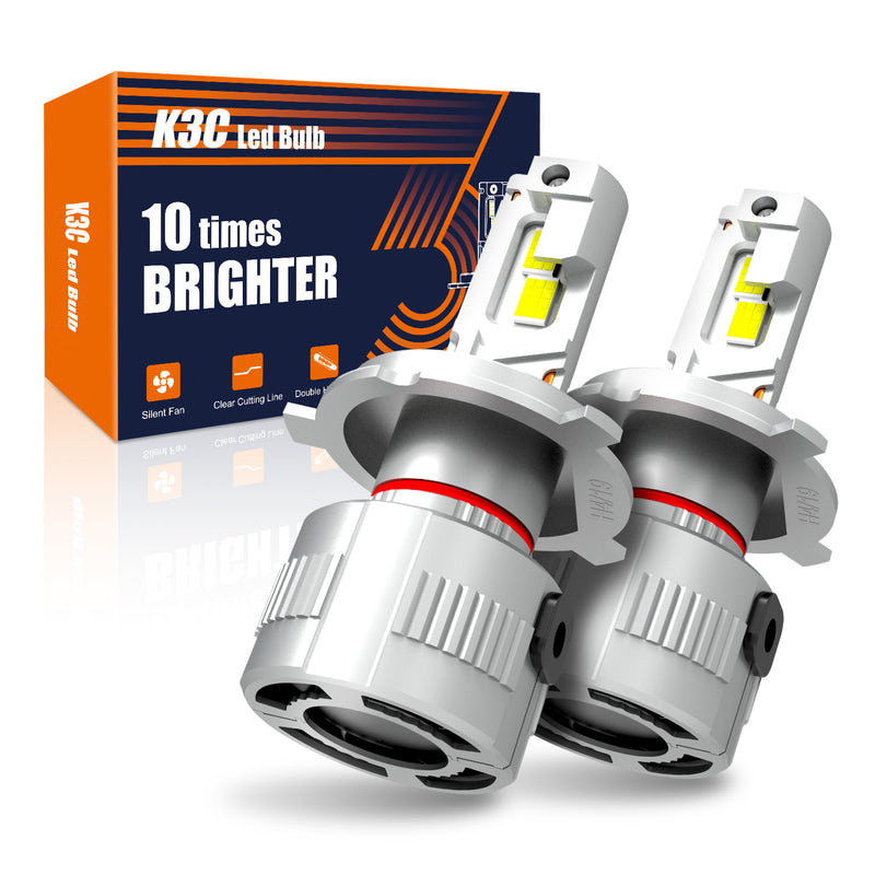 Cargue la imagen en el visor de la galería, K3C Series H4 High Power LED Headlight Bulbs
