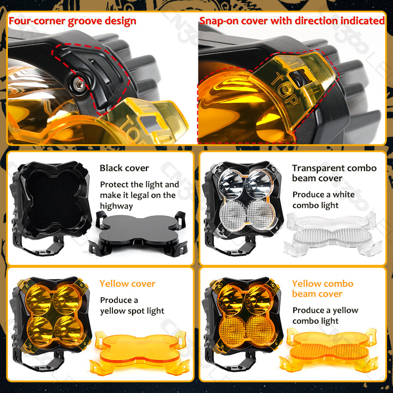 Load image into Gallery viewer, 5 Inch TR1 LED Work Lights 48W Spot Beam Iron Bracket

